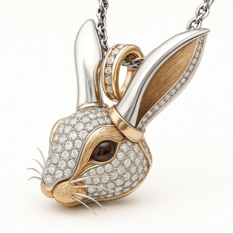 Diamond in white gold