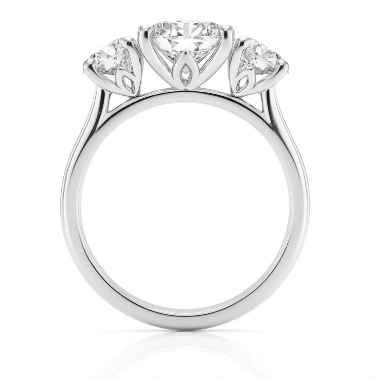 Diamond in platinum