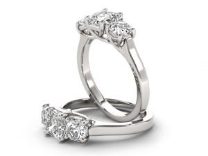 3 Stone Engagement Ring